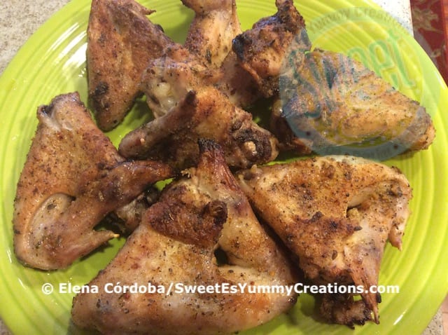 ﻿﻿Baked Chicken Wings (EFB)