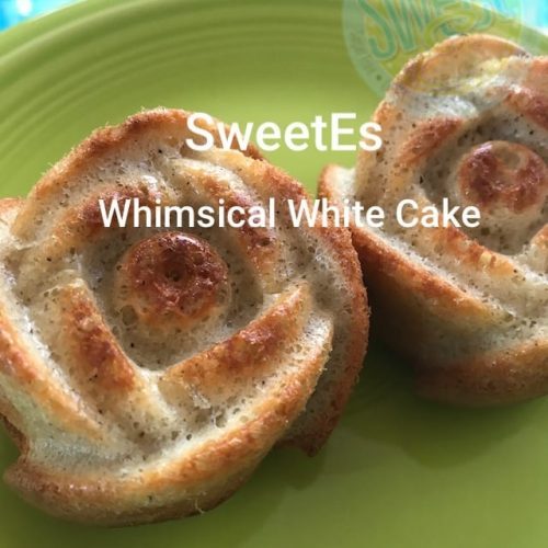 SweetEs whimsical white cake