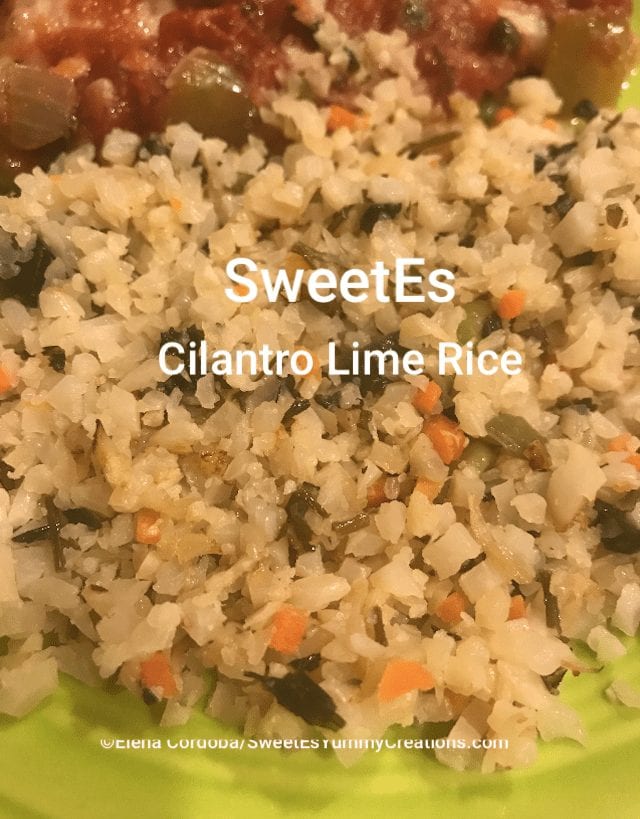 SweetEs cilantro lime rice