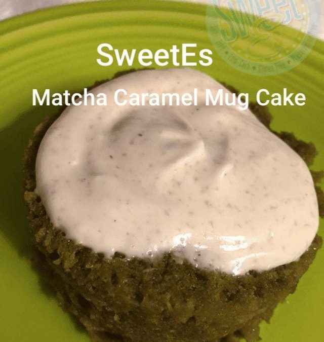 Elena’s Matcha Caramel Mug Cake (F) ​