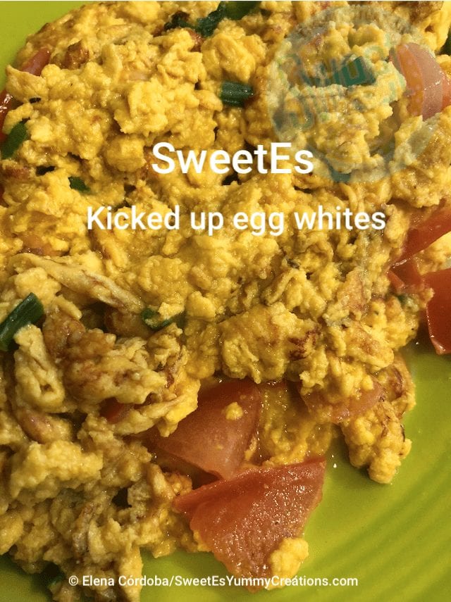 SweetEs kicked up egg whites