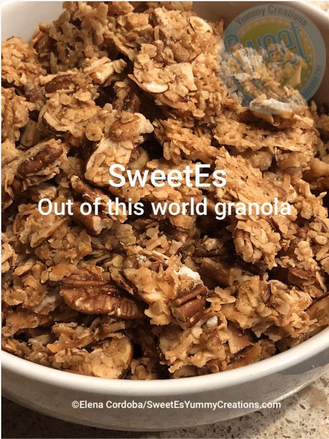 SweetEs out of this world granola