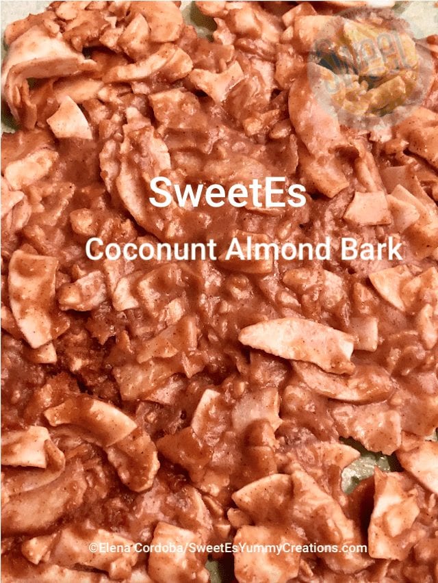 SweetEs coconut almond bark