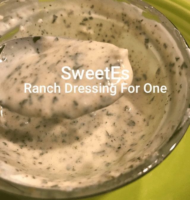 Ranch Dressing For One (F) ​