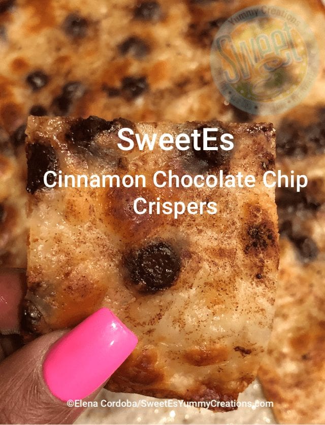 SweetEs cinnamon chocolate chip crispers