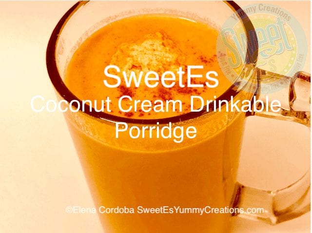 Coconut Cream Drinkable Porridge (F) ​