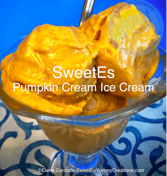 Pumpkin Cream Ice Cream (F) ​