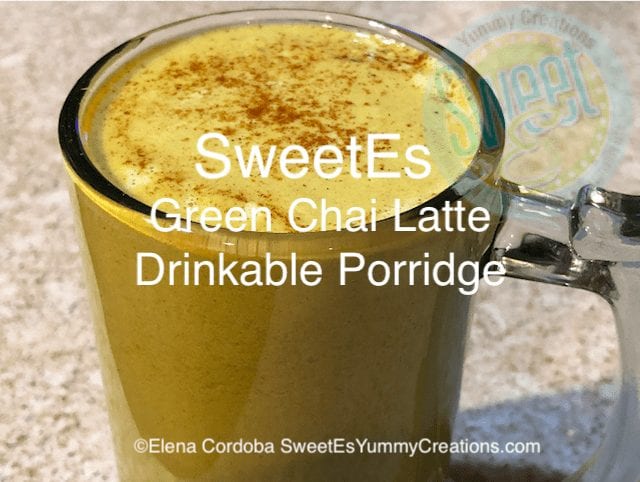 Green Chai Latte Drinkable Porridge (EFB) ​