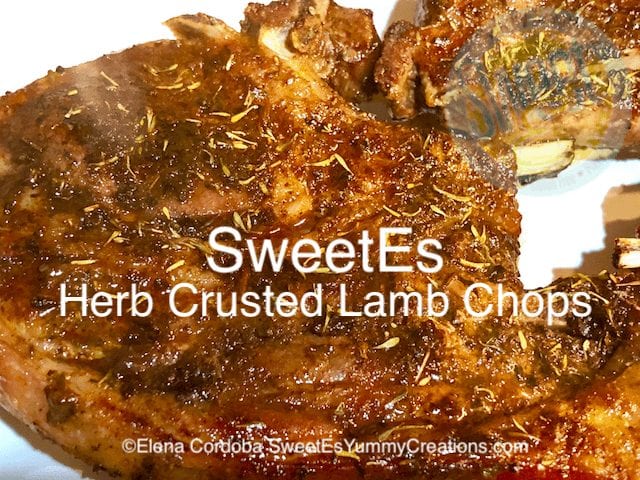 Herb Crusted Lamb Chops (F) ​