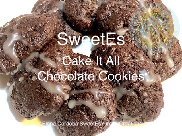 SweetEs cake it all chocolate cookies