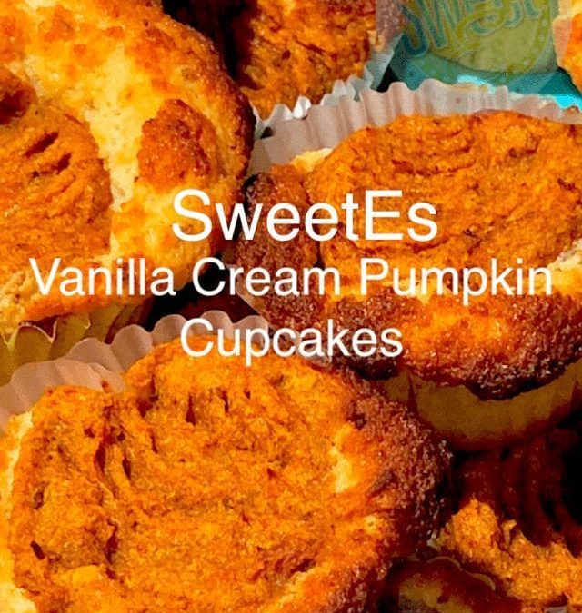 Vanilla Cream Pumpkin Cupcakes (F) ​