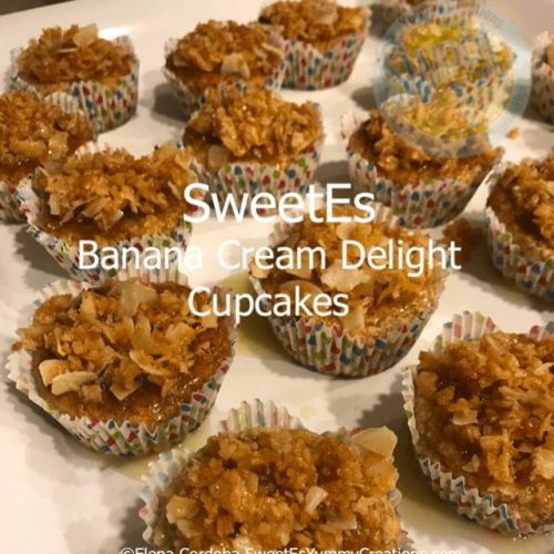 SweetEs banana cream delight cupcakes