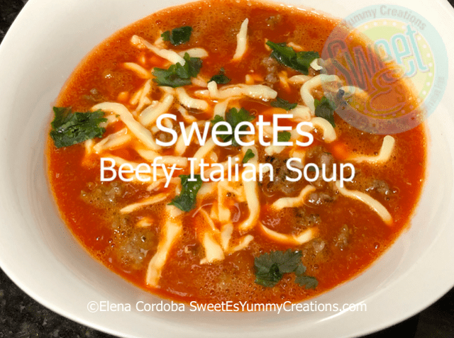 Beefy Italian Soup (LF)