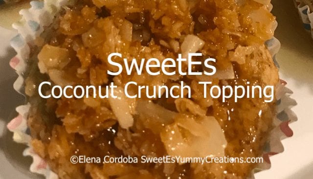 SweetEs coconut crunch topping