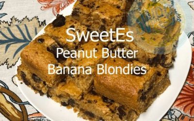 Peanut Butter Banana Blondies (F)