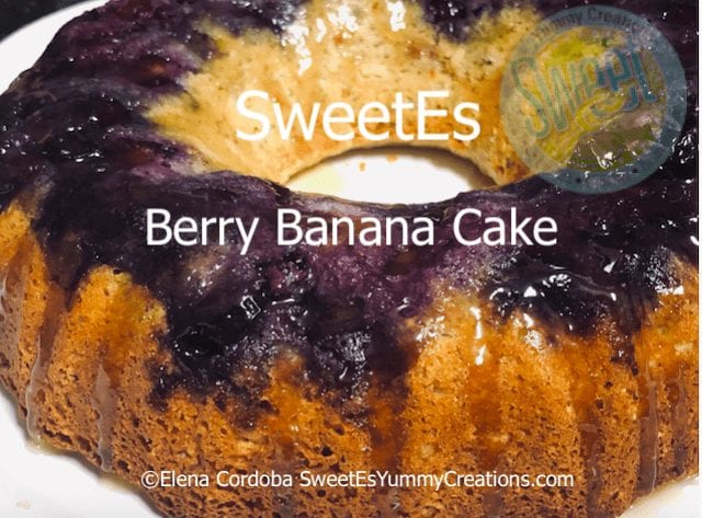 SweetEs berry banana cake