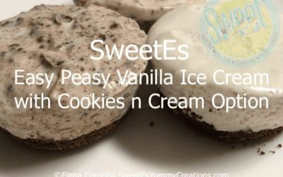 Easy Peasy Vanilla Ice Cream with Cookies n Cream Option (F)