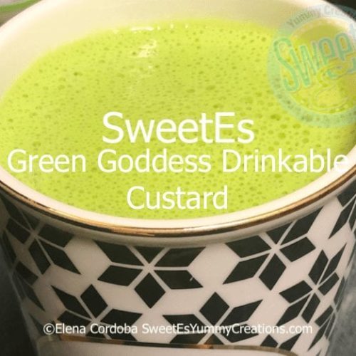 SweetEs Green Goddess Drinkable Custard ​