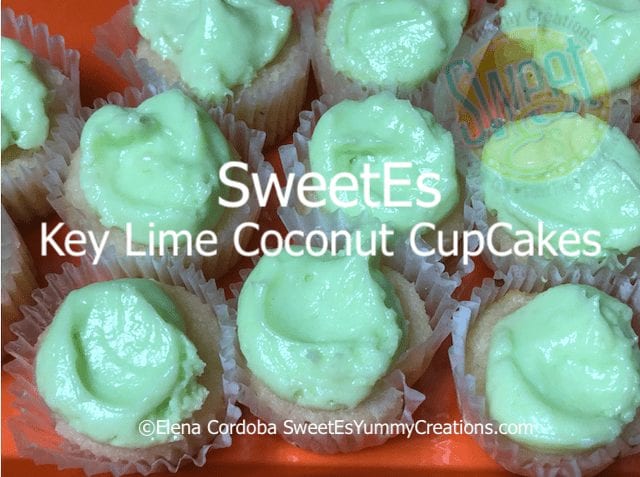 SweetEs Key Lime Coconut CupCakes ​