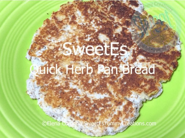 Quick Herb Pan Bread (LF)