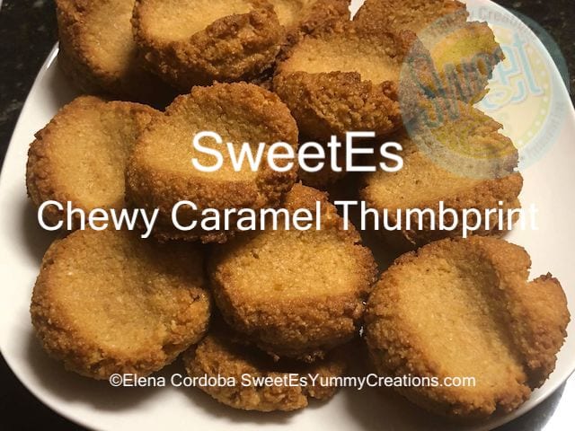 SweetEs chewy caramel thumbprint