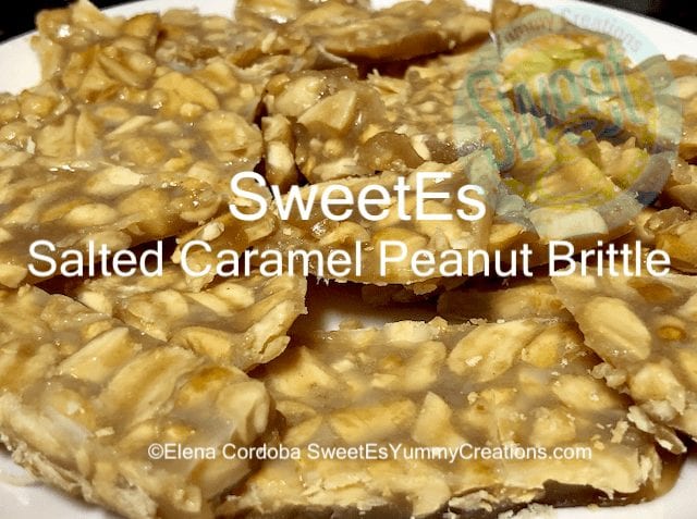 Salted Caramel Peanut Brittle (F)