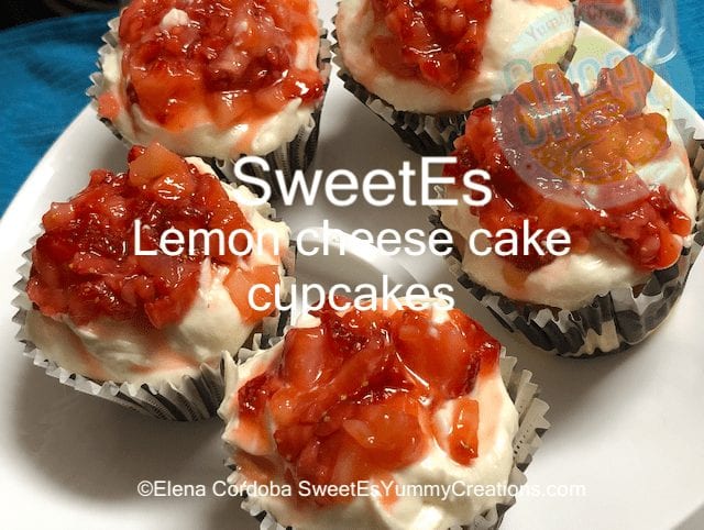 Lemon cheese cake cupcakes (F)