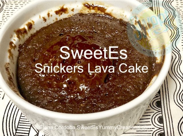 SweetEs Snickers Lava Cake