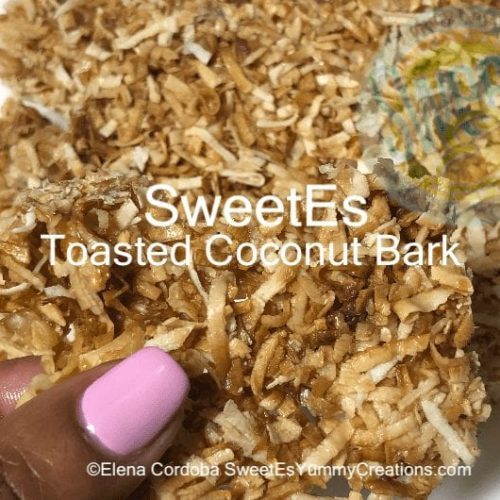 SweetEs Toasted Coconut Bark