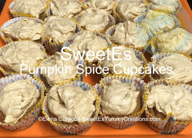 SweetEs pumpkin spice cupcakes