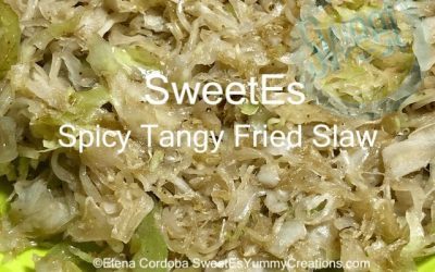 Spicy Tangy Fried Slaw (F)